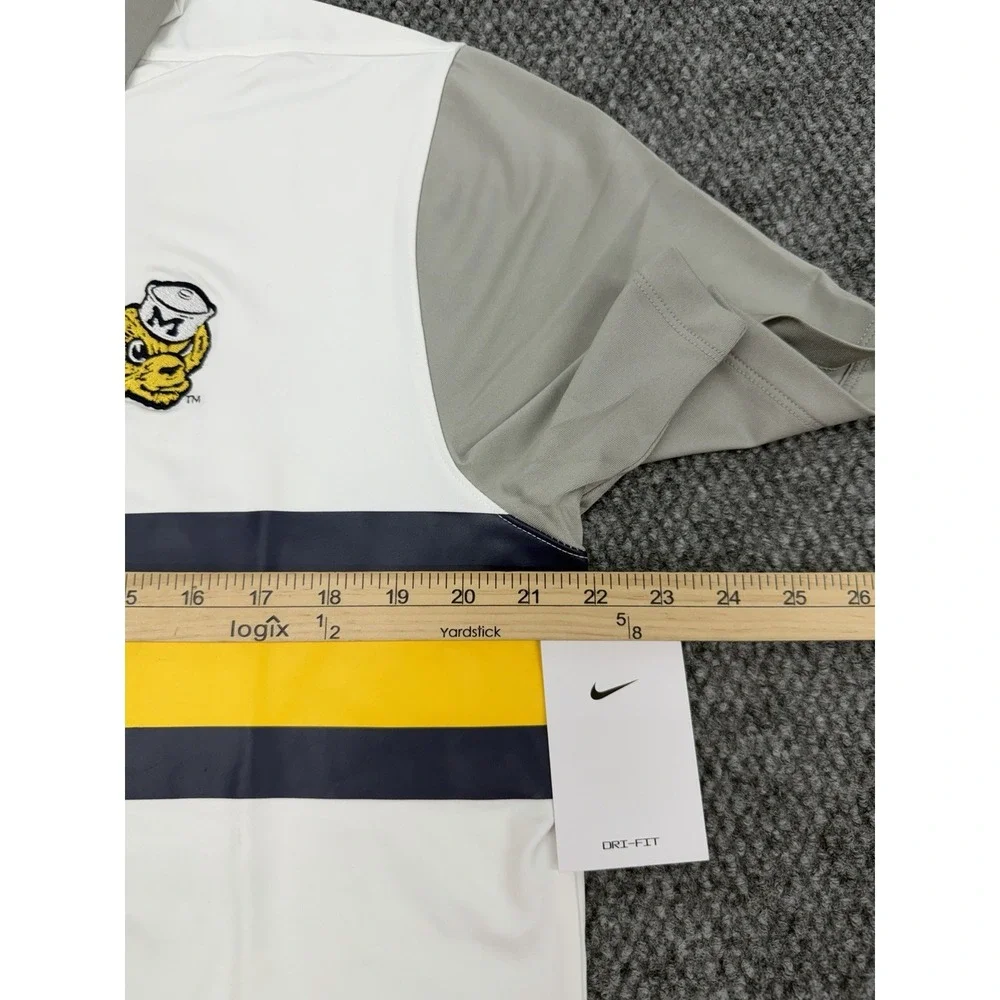 Michigan Wolverines Men's Medium Nike Legacy Logo Vapor Dri-FIT Polo Shirt - New - Picture 10 of 10